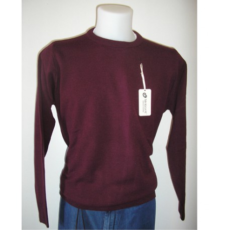 JERSEY BÁSICO REDONDO, BERENJENA