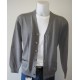 CARDIGAN BASICA DE BOTONES, GRIS