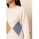 Jersey cuello redondo rombos