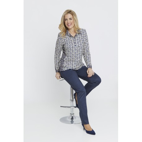 CAMISA LANOSA ESTAMPADA MUJER BOGUAR