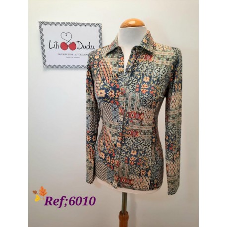 CAMISA ESTAMPADA  MUJER LILI DUDU