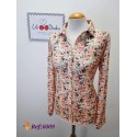 CAMISA ESTAMPADA FLORES MUJER LILI DUDU