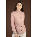 Chaqueta de mujer con guateado y bolsillos de Estefania Rodriguez +colores