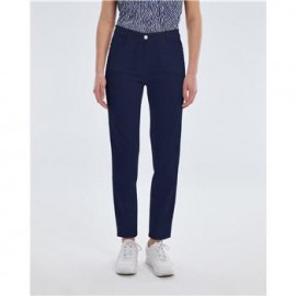 Pantalón recto de mujer con cinco bolsillos Paz Torras +colores