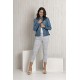 CAZADORA AZUL MUJER ROBERTO BASSI WOMAN