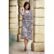 VESTIDO ESTAMPADO GASA MUJER ROSSAN