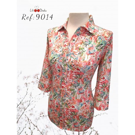 CAMISA ESTAMPADA MUJER  LILI DUDU 