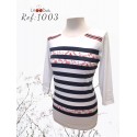 CAMISETA RAYAS  MUJER LILI DUDU
