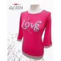 Camiseta con bordado de Lili Dudu +colores