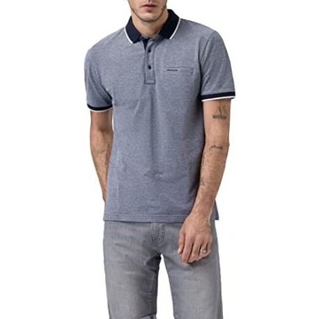 Polo sport liso bicolor con bolsillo de hombre PIERRE CARDIN