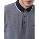 Polo sport liso bicolor con bolsillo de hombre PIERRE CARDIN