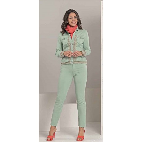 PANTALON PITILLO MUJER ROBERTO BASSI +COLORES