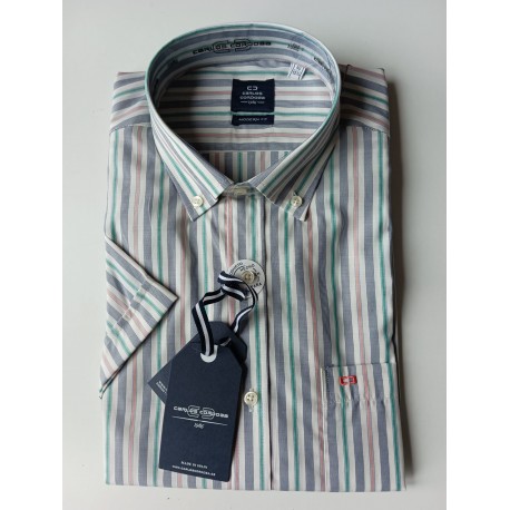 CAMISA RAYAS MANGA CORTA HOMBRE CARLOS CORDOBA