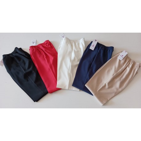 PANTALON SEÑORA GOMA CINTURA TAYRON´S COLORES