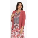 Chaqueta crepe larga  mujer Boguar +colores