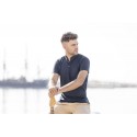 Polo granito 100% algodón cuello tirilla, de Brown Jury +colores