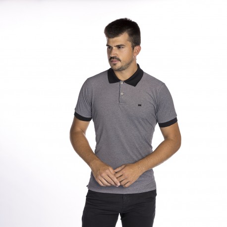 Polo oxford negro Brown Jury