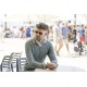 CHAQUETA PUNTO HOMBRE VERDE BROWN JURY