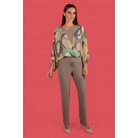 PANTALON CASUAL LISO MUJER CHEMA BLANCO