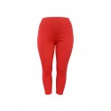 LEGGING CAPRI PUNTO CANALÉ CORAL MUJER TALLAS GRANDES SPG-JENUAN