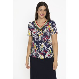 CAMISETA ESTAMPADA PICO BOGUAR MUJER