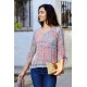 BLUSA ESTAMPADA DE MUJER ROSSAN