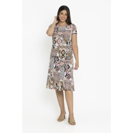 FALDA ESTAMPADO ETNICO MUJER BOGUAR