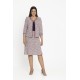 FALDA DE JACQUARD MARINO ROJO MUJER BOGUAR