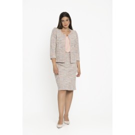 FALDA RECTA DE JACQUARD MUJER BOGUAR