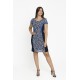 VESTIDO DE ENCAJE CON COSTADILLOS BICOLOR MUJER BOGUAR