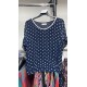 TOP ESTAMPADO TOPOS MUJER ROSSAN