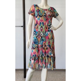 VESTIDO ESTAMPADO TUL MUJER ROSSAN