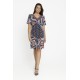 VESTIDO ESTAMPADO FLORES MUJER BOGUAR