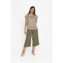 PANTALON GAUCHO CON PINZAS MUJER BOGUAR +COLORES
