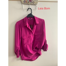 CAMISA VINO LISA MUJER PRIVILEGE 