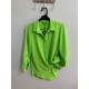 CAMISA  VERDE PISTACHO LISA MUJER PRIVILEGE 