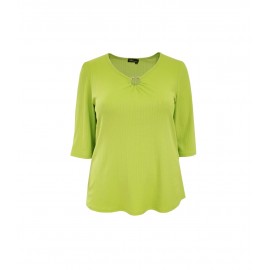 CAMISETA CANALÉ  ESCOTE ARO MUJER TALLAS GRANDES SPG-JENUAN