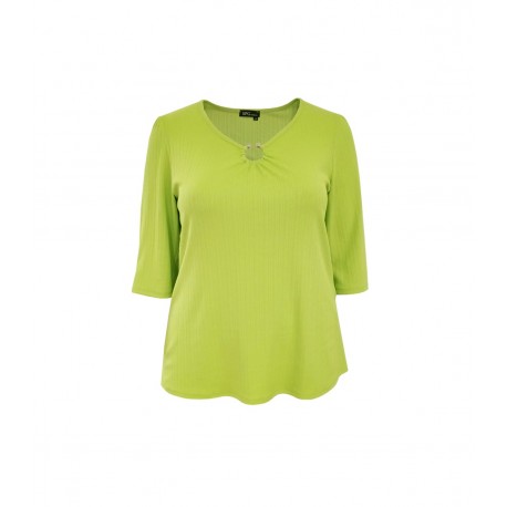 CAMISETA CANALÉ  ESCOTE ARO MUJER TALLAS GRANDES SPG-JENUAN