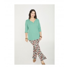 CAMISETA CANALÉ  ESCOTE ARO MUJER TALLAS GRANDES SPG-JENUAN