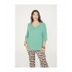 CAMISETA CANALÉ  ESCOTE ARO MUJER TALLAS GRANDES SPG-JENUAN