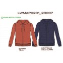 SUDADERA FELPA CON CAPUCHA MUJER