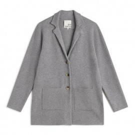 Blazer de punto gris de mujer de Paz Torras