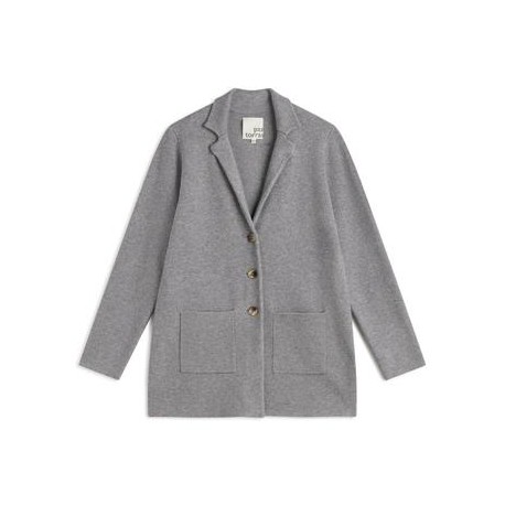 Blazer estampada gris de mujer de Paz Torras
