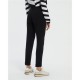 Pantalon negro con vuelta mujer de Paz Torras