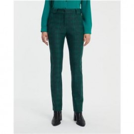Pantalón recto de mujer de cuadros tipo gales paz torras
