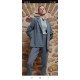 Blazer estampada gris de mujer de Paz Torras