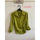 CAMISA VERDE ACEITUNA LISA MUJER PRIVILEGE 