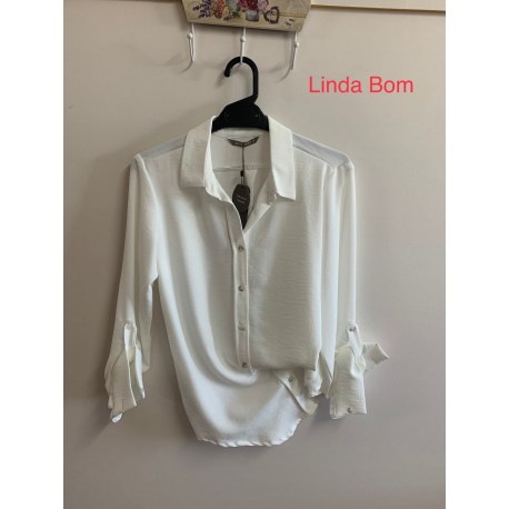 CAMISA BLANCA LISA MUJER PRIVILEGE 