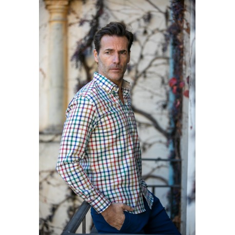 CAMISA CUADROS VILLELA CARLOS CORDOBA HOMBRE