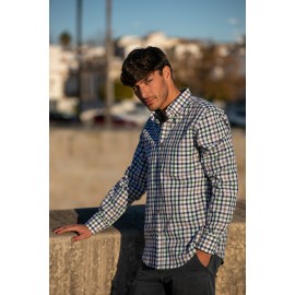 CAMISA CUADROS TERGAL CARLOS CORDOBA HOMBRE